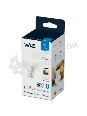 Лампа светодиодная WiZ Wi-Fi BLE 50W GU10 927 DIM 1PF/6