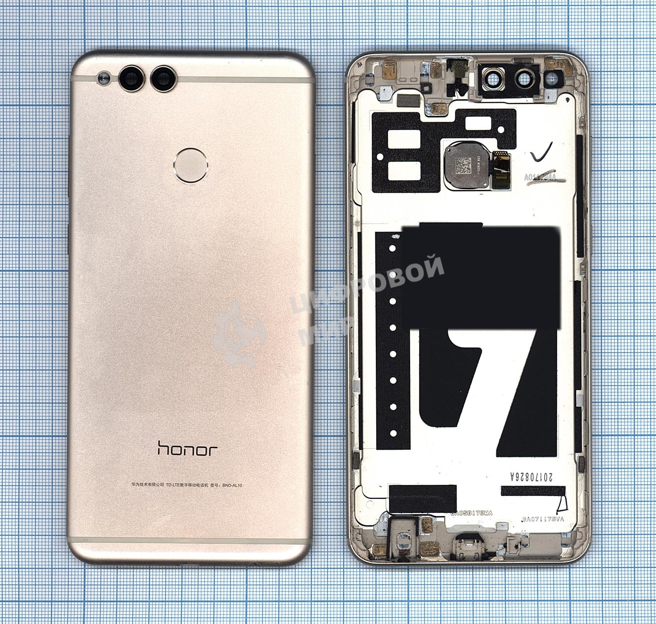 Задняя крышка для Huawei Honor 7X золотой