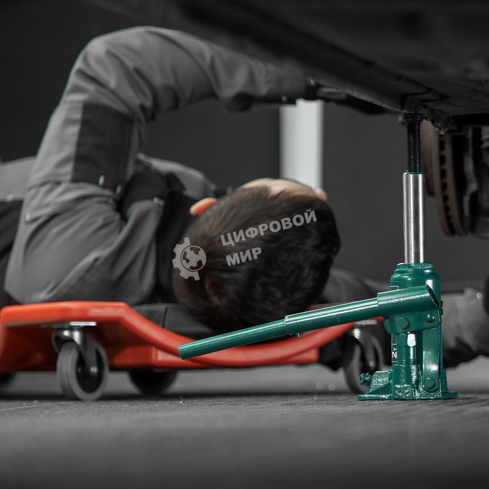 Домкрат гидравлический Сибртех бутылочный, 2т, 150-280 мм