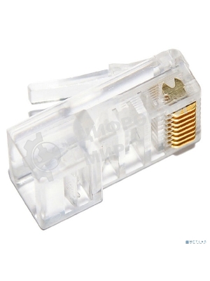 Коннектор Cabeus 8P8C RJ-45 под витую пару, категория 5e, универсальный, для проводников с толщ. по изол. до 1,05 мм