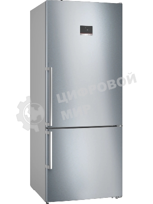 Холодильник Bosch KGN76CI30U серебристый двухкамерный 406/115л морозилка снизу, No Frost