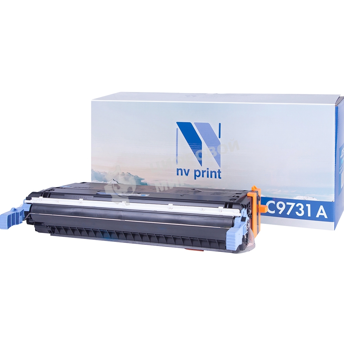 Картридж лазерный NVPrint совместимый HP C9731A Cyan для LJ Color 5500/5550 (12000k)