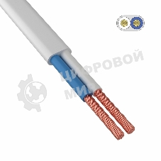Провод ШВВП 2х0,5 мм² 300 м белый ГОСТ 7399-97
