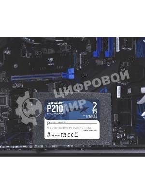 Накопитель SSD Patriot P210, 2Tb, SATA III, 2.5