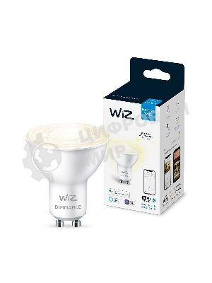 Лампа светодиодная WiZ Wi-Fi BLE 50W GU10 927 DIM 1PF/6
