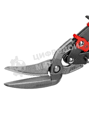 Ножницы по металлу Gross 78331 270 мм прямой и левый проходной резсталь-СrMo двухкомп. рук-ки