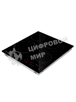 Электрическая варочная панель Maunfeld EVCE594SMDPBK, конфорок: 4 шт., стеклокерамика, независимая, черный