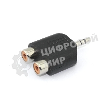 Переходник с miniJack на RCA (тюльпан) 2 канала