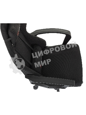 Кресло Zombie Carry черный, экокожа, подголовник