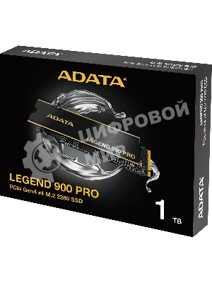 Накопитель SSD ADATA LEGEND 900 PRO, 1Tb, PCIe 4.0 x4, M.2 2280, NVMe, R/W 7400/6000