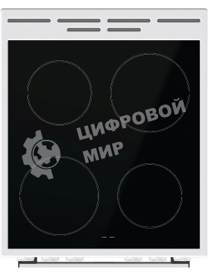 Плита электрическая Gorenje GEC5A12WG-B белый, конфорок 4 электрических, духовка 68 л, 50 см x 85 см x 59.4 см (без крышки)