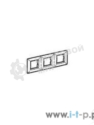 Рамка Valena - Белая - трехместная Legrand 774453