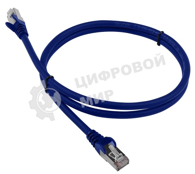 Патч-корд LANMASTER LSZH FTP cat.6, 0.5 м, синий