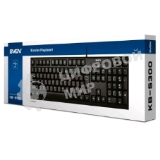 Клавиатура SVEN KB-S300 проводная, USB Type-A, чёрный