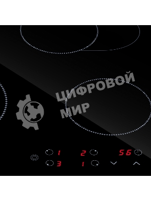 Электрическая варочная панель Maunfeld EVCE594SMDPBK, конфорок: 4 шт., стеклокерамика, независимая, черный