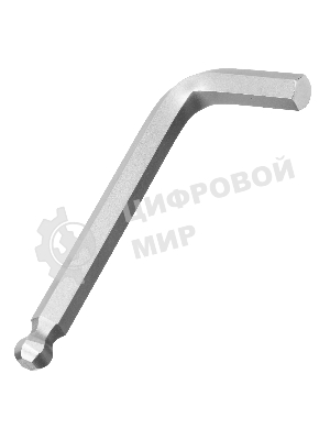 Набор ключей имбусовых Сибртех HEX, 2-12 мм, CrV, 9 шт., с шаром