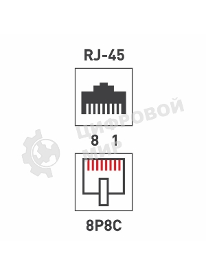 Переходник Rexant сетевой LAN, (гнездо 8Р8С (Rj-45) - гнездо 8Р8С (Rj-45))