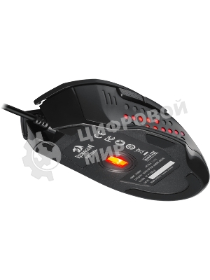 Мышь проводная Redragon Gainer черный, 3200 dpi, USB, кнопки - 6