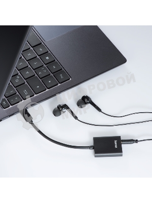 Разветвитель USB 2.0 Hama 00135748 2порт. черный