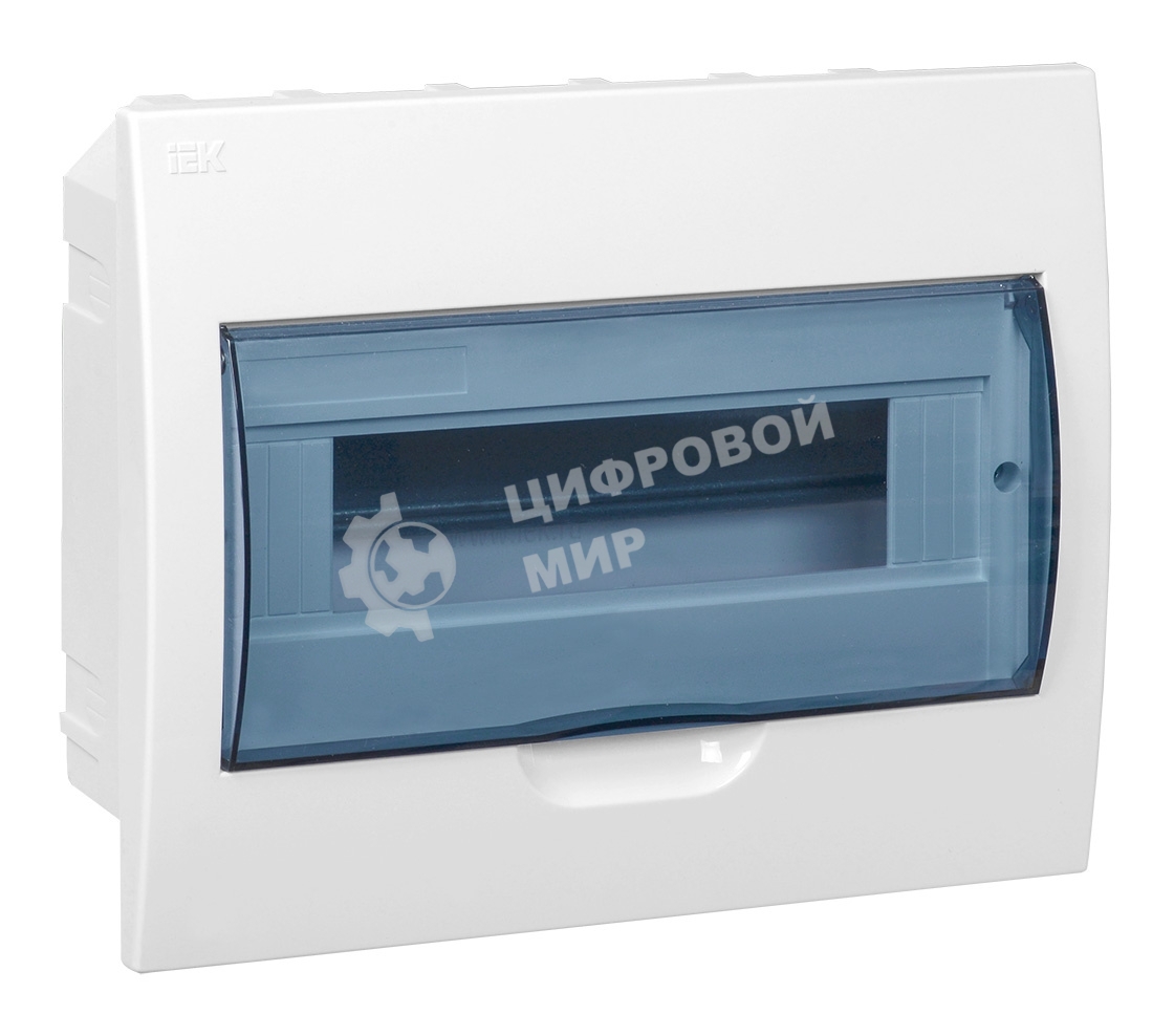 Бокс ЩРВ-П-12модулей встраиваемый пластик IP41 MKP12-V-12-40-10 IEK