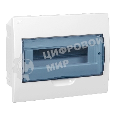 Бокс ЩРВ-П-12модулей встраиваемый пластик IP41 MKP12-V-12-40-10 IEK