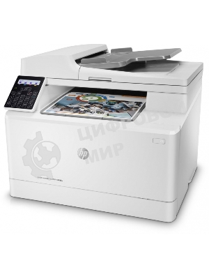 МФУ лазерное HP Color LaserJet Pro M183fw (7KW56A), A4, цветной, печ. до 16 стр/мин., скан. до 15 стр/мин. (ч/б) 8 стр/мин. (цвет), 600 x 600 dpi (печать) 1200x1200dpi (скан.), USB, RJ-45, Wi-Fi, Air Print, Mopria