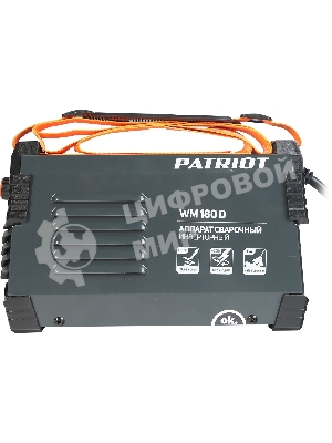 Сварочный аппарат Patriot WM180D инвертор ММА 7.8кВт