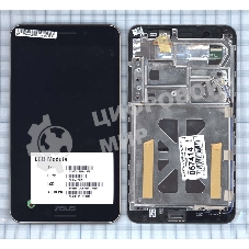 Модуль (матрица + тачскрин) для Asus FonePad 7 FE375CXG черный с рамкой