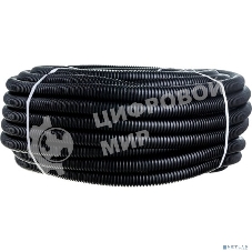 Труба гофрированная ПНД ЭРА черный d 32 мм с зонд. легкая 50 м (10)