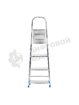 Стремянка Сибртех 4 ступени, стальная, оцинкованная