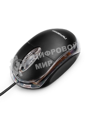Мышь проводная Гарнизон GM-100 черный, 1000 dpi, USB, кнопки - 3