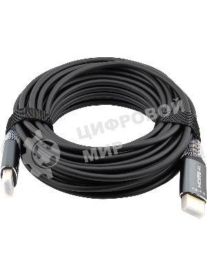 Кабель аудио-видео Cactus CS-HDMI-AOC-2-10 HDMI (m)/HDMI (m) 10м. позолоч.конт. черный