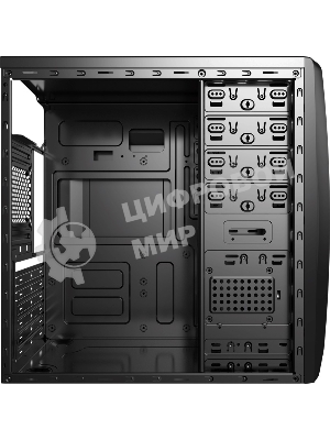 Компьютерный корпус Miditower Aerocool/Formula Cs-1102 черный ATX/micro ATX/mini ITX, USB 3.0 (без БП) 58133