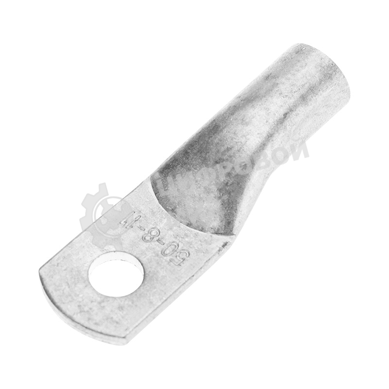 Наконечник медный луженый Rexant ТМЛ 50–8–11 (50мм² - Ø8мм) ГОСТ 7386-80 (в упак. 50 шт.)