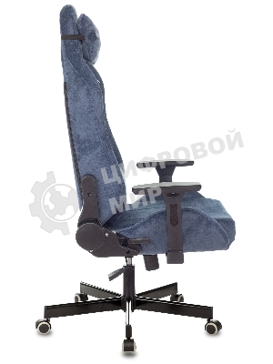 Кресло Knight N1 Fabric синий, ткань, 120 кг, механизм качания