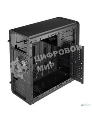 Компьютерный корпус Aerocool/Formula Qs-180 черный без БП mATX 1x80мм 2xUSB 2.0 1xUSB 3.0 audio