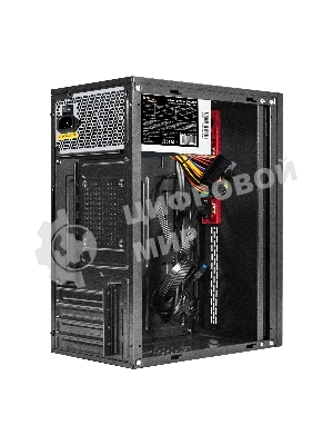 Компьютерный корпус Minitower ExeGate BAA-403U2-UNS400 (mATX, БП UNS400 с вент. 12см, 1*USB/2*USB 3.0, HD Audio, черный)