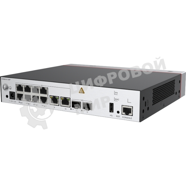 Контроллер точки доступа Huawei Access Controller AC650-512AP, 10*GE electrical ports,2*10GE optical ports, with the AC/DC adapter