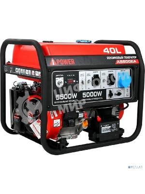 Бензиновый генераторй A-iPOWER A5500EA 20106 5кВт, 230В/50Гц, электростартер, разъем ATS