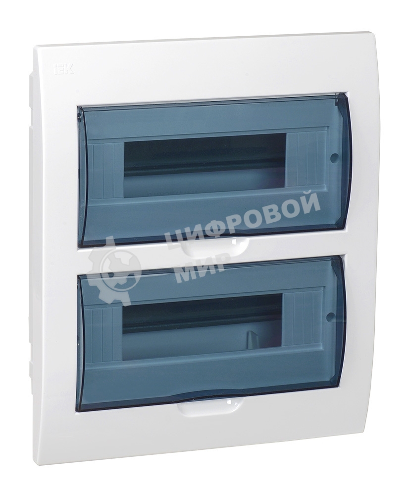 Бокс ЩРВ-П-24модуля встраиваемый пластик IP41 MKP12-V-24-40-10 IEK