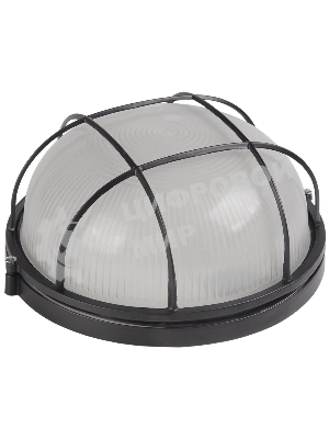 Светильник IEK LNPP0-1302-1-060-K02НПП1302 черный/круг с реш.60Вт IP54IEK