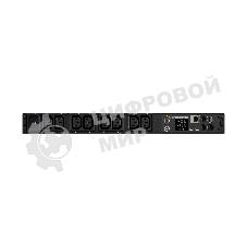 Блок распределения питания CyberPower PDU PDU41005 (PDU20SWHVIEC8FNET) 1U type, 16Amp, plug IEC 320 C20, (8) IEC 320 C13