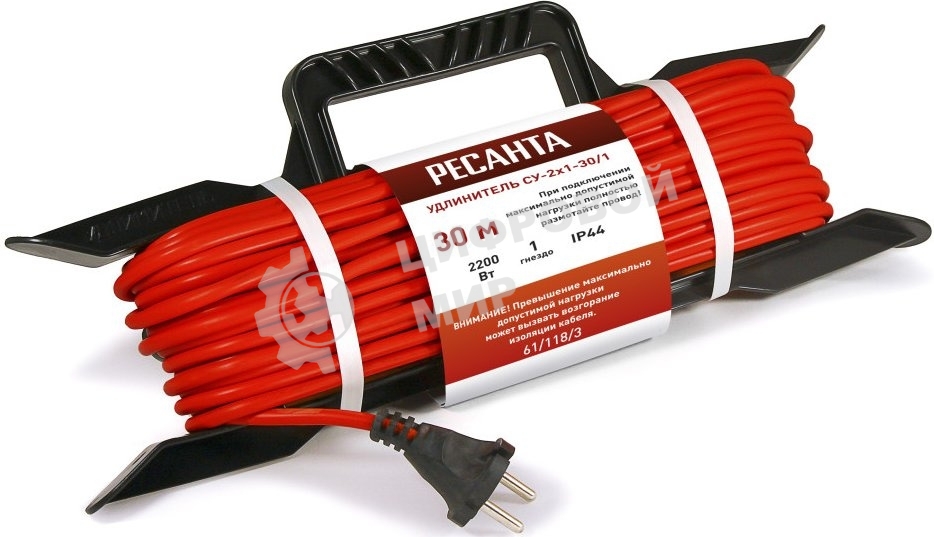 Удлинитель силовой на раме Ресанта СУ-2х1-30/1 (IP44)