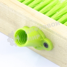 Щетка Сибртех деревянная для пола,400 мм5 рядтулейка с резьбой под углом, без черенка