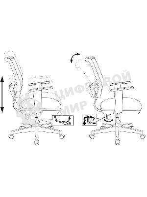 Кресло Бюрократ CH-W797/SD/TW-18 салатовый, сетка/ткань, 120 кг, механизм качания