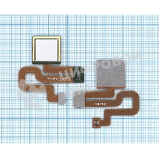 Шлейф со сканером отпечатка пальца для Xiaomi Redmi Note 3 белый