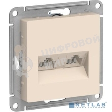 Механизм розетки компьютерной 2-м AtlasDesign RJ45 кат.5E беж.