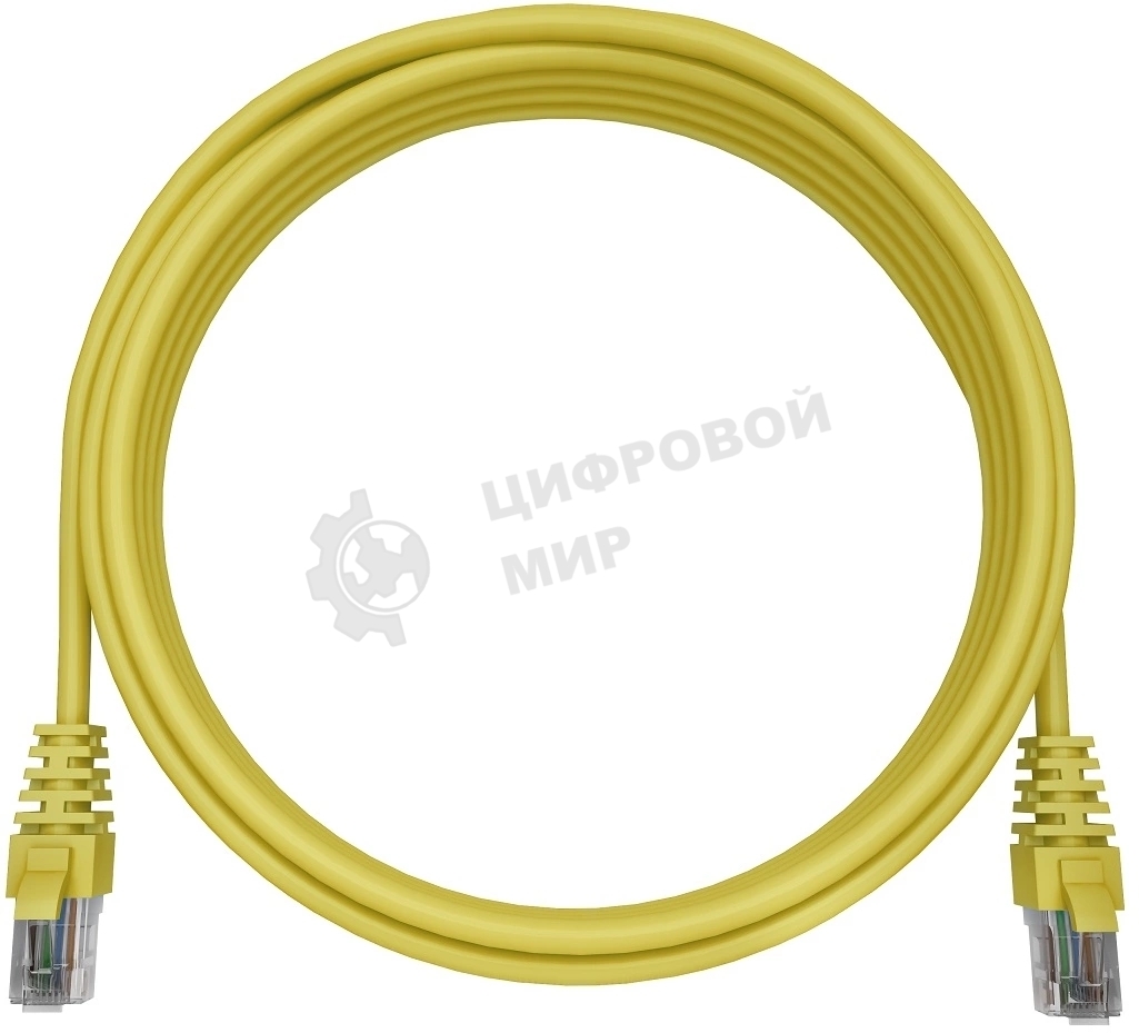 Патч-корд NTSS NTSS-PC-UTP-RJ45-5e-0.15-LSZH-YL NTSS-PC-UTP-RJ45-5E-0.15-LSZH UTP RJ-45 вил.-вилка RJ-45 cat.5e 0.15м желтый LSZH (уп.:1шт)