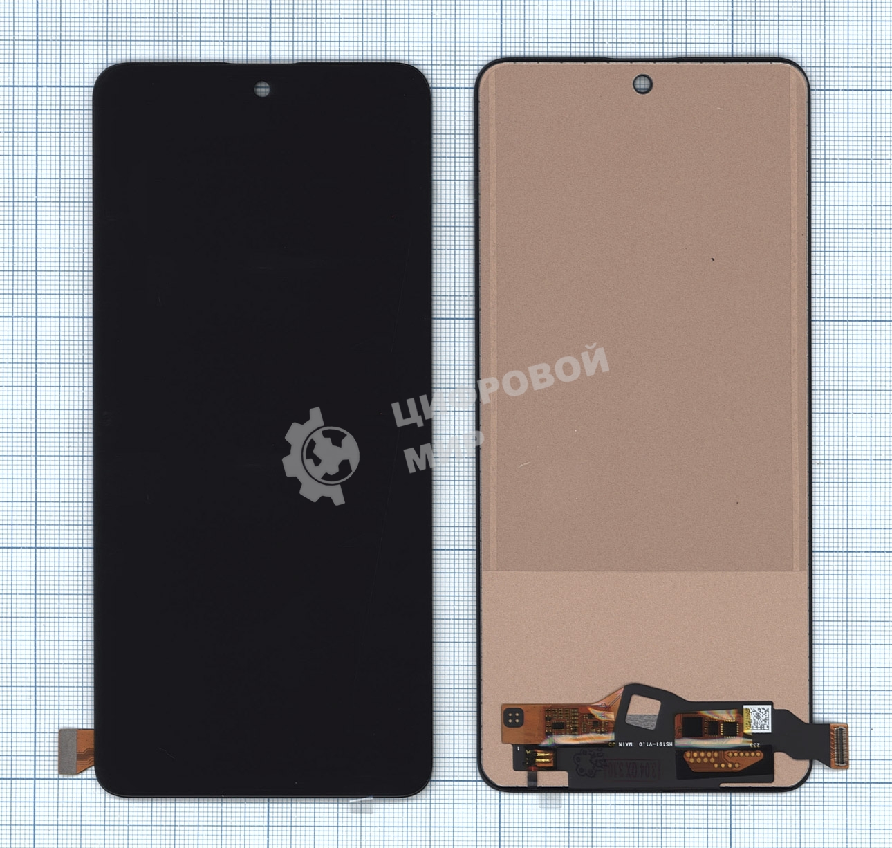 Дисплей для Xiaomi Redmi K60, Redmi K60 Pro в сборе с тачскрином (original) черный