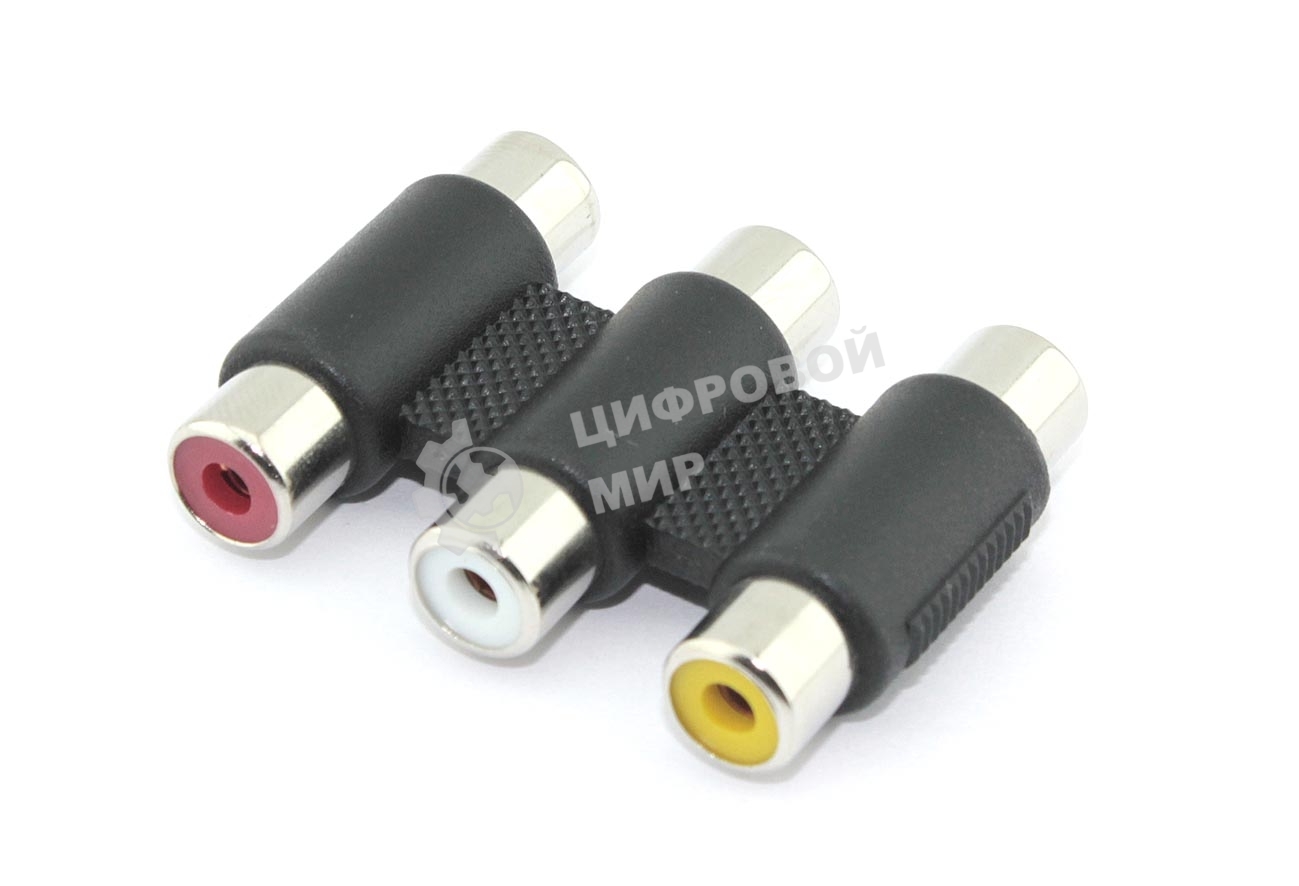 Удлинитель AV кабеля (RCA, тюльпан) 3 канала